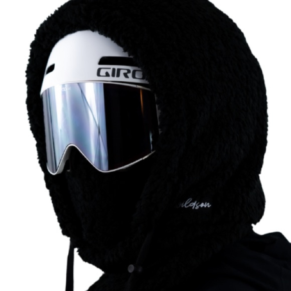 Wildson Black Sherpa Hood Ski Snowboard Winter Balaclava Fleece Sports Warm